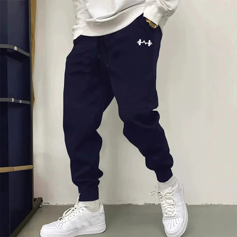 Mens Print Lounge Pants 2025 New Style Autumn Winter Joggers Male Fashion Streetwear Casual Comfort Fitness Sporty Sweatpants