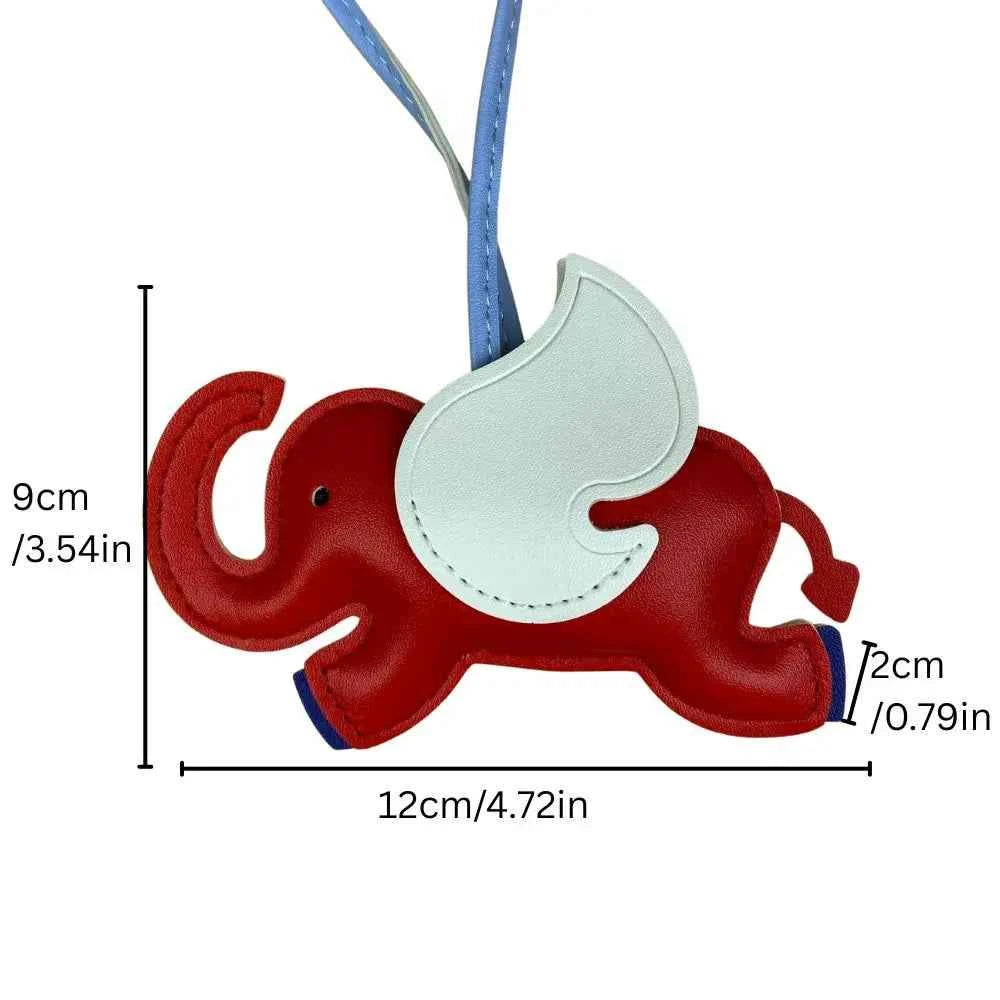 Elephant Bag Charm - Multi-Color Horse Charm Accessory for Purse, Backpack & Keys