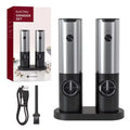 USB Rechargeable Electric Salt Pepper Grinder With Adjustable Roughness Freshly Ground Pepper Pepper Powder Grinder kitchen Tool
