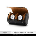 WoodTen Portable Jewelry Box Jewelry Organizer Roll 1 2 3 slot Watch Storage Box With Pillow Wristwatch Bag Gift Box Watch Case