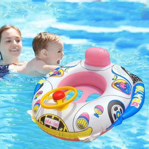 Baby Pool Inflatable Float Seat Boat Swim Ring Swimming Safe Raft Kids Water Motorcycle Car Baby Swimming Ring Floating Chair