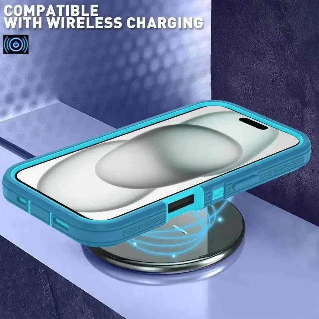 Otter Armor Box Shockproof Defender Phone Case for Iphone 16 11 12 13 14 15 Pro Max XSMAX 7 8 SE2 16E Hard Back Cover with Clip