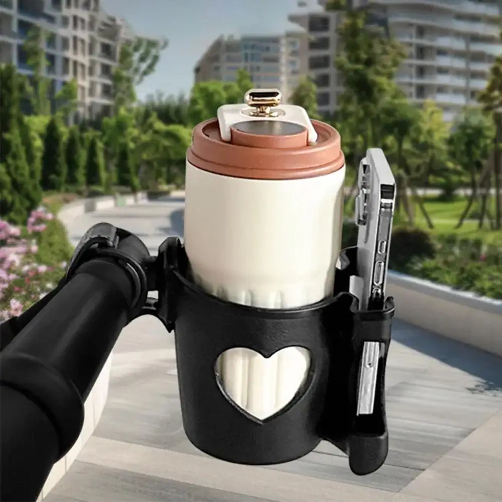 2-in-1 Baby Stroller Cup Holder Phone Holder Multifunctional Universal Infant Bottle Holder Stroller Accessories Cup Holder