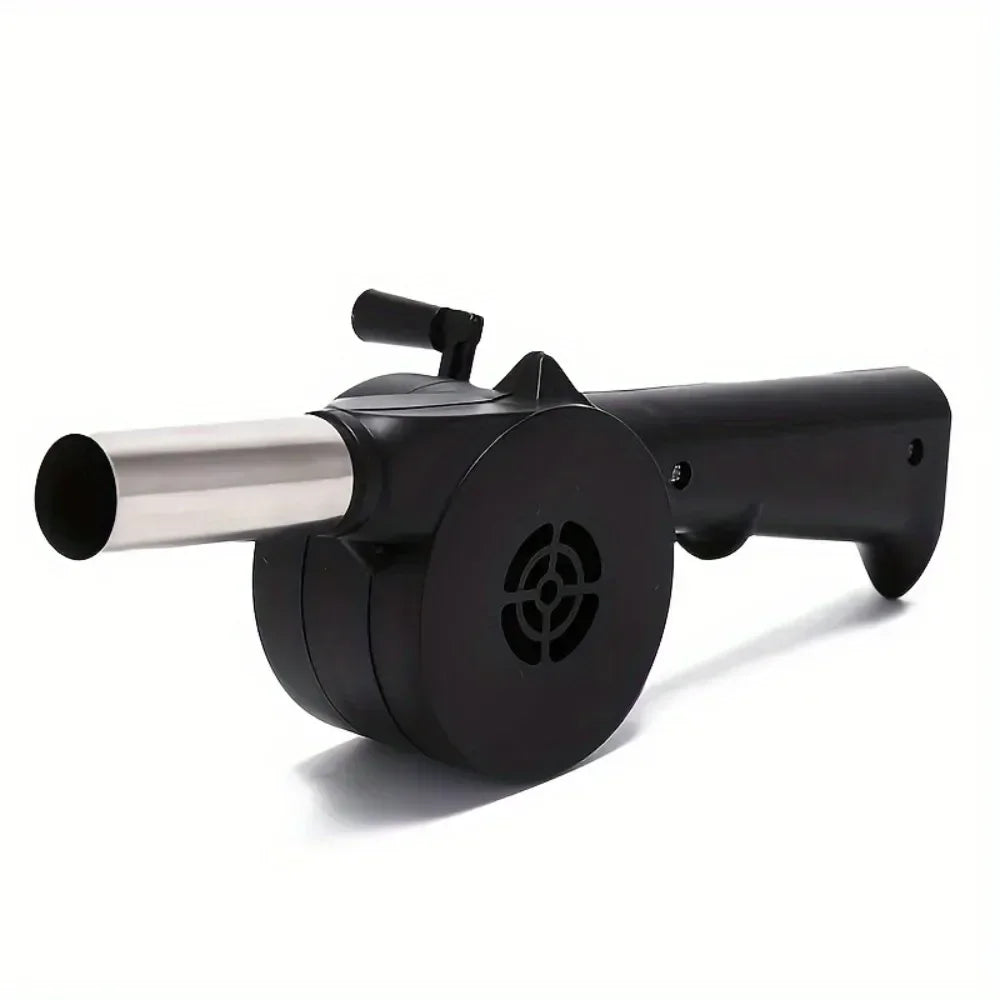 1pc Grill Manual Fan Hand Crank BBQ Fan Portable Barbeque Air Blower With Manual Handle BBQ Accessories