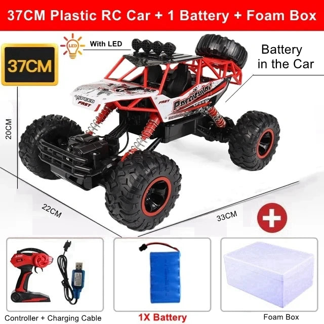 Oike RC Car Remote Control Climbing Vehicle Outdoor All Terrain 4X4 Off-road Trucks Rock Climber 4WD Buggy Racing Drift Cars Toy