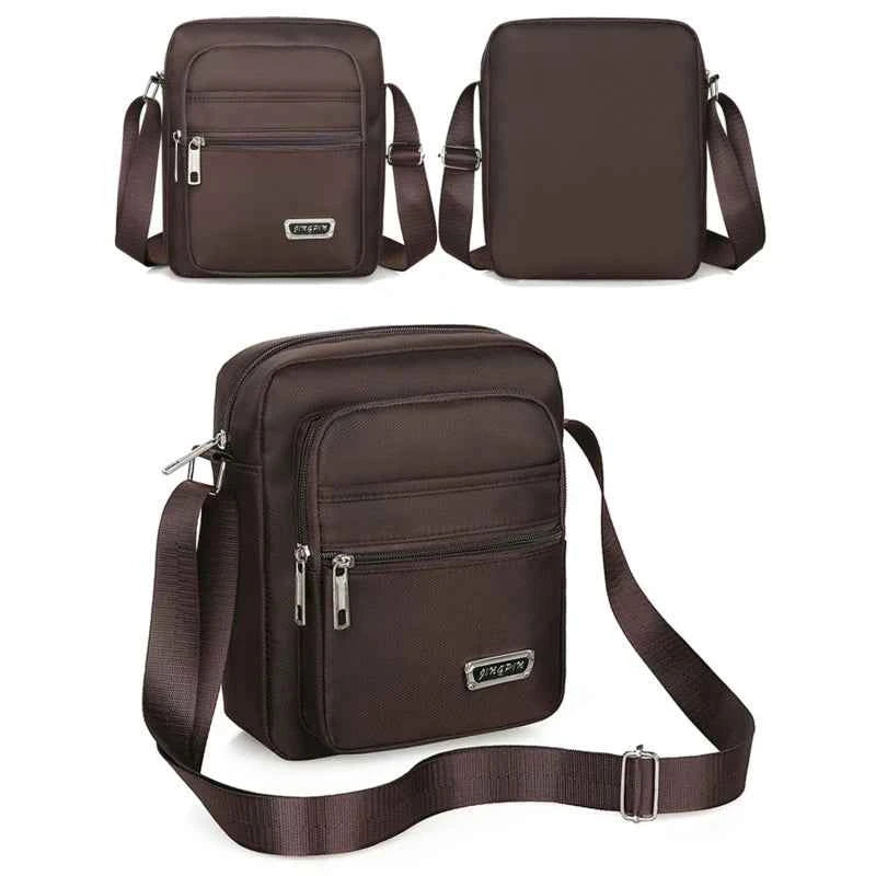 Brand New Men Crossbody Bags Male Nylon Shoulder Bags Boy Messenger Bags Man Handbags for Travel Casual Large Satchel Grey