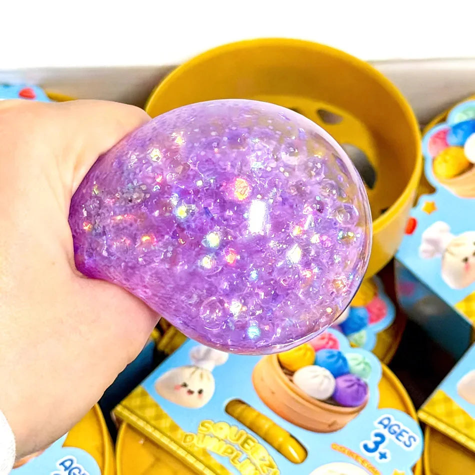 Dumpling Squishy Mysteries Dumplings Stress Relief Fidget Toys Home Office Desk Accessories Party Gift Mystery Dumpling Squishy