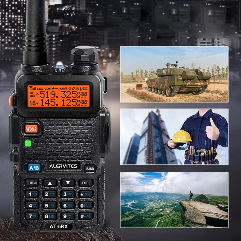 Dual-Band Portable Two-Way Radios – Long-Range 5W Set