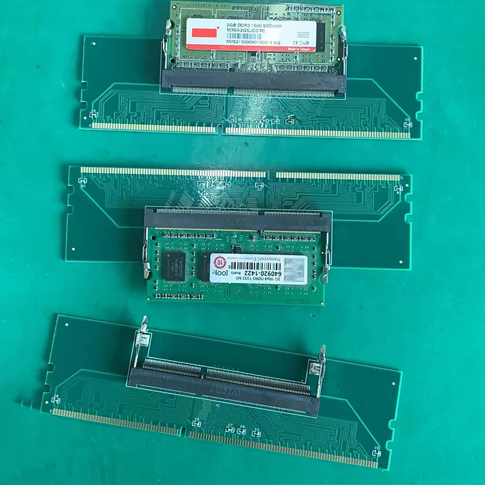 Laptop To Desktop SO-DIMM To PC DIMM Card DDR3 DDR4 DDR5 Memory RAM Memory Adapter Gaming Laptop RAM Connector Card Memory Stick