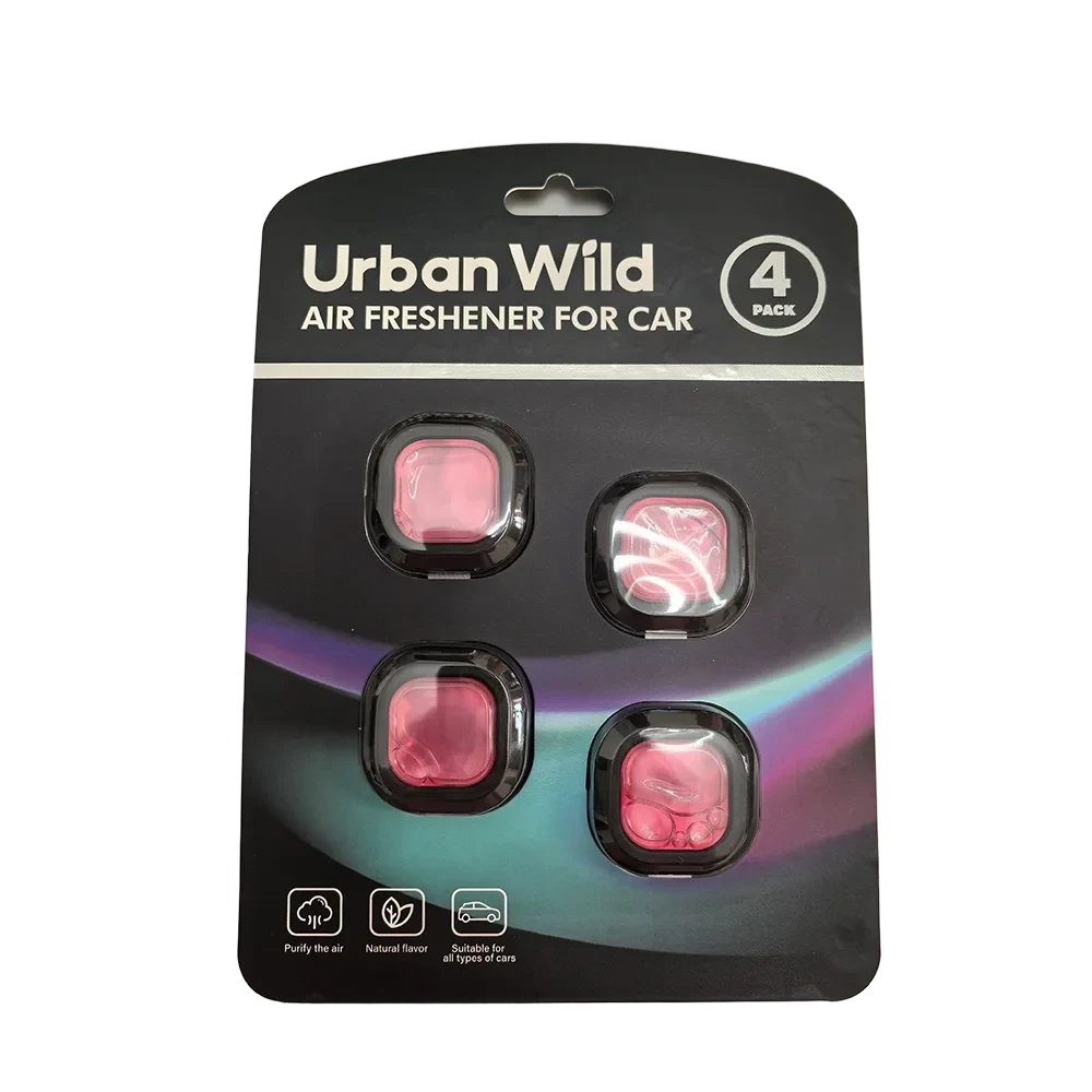 4 Pack Car Air Freshener Car Air Vent Freshener, Car Aroma Relax Long-lasting Fragrance Powerful Odor Eliminator