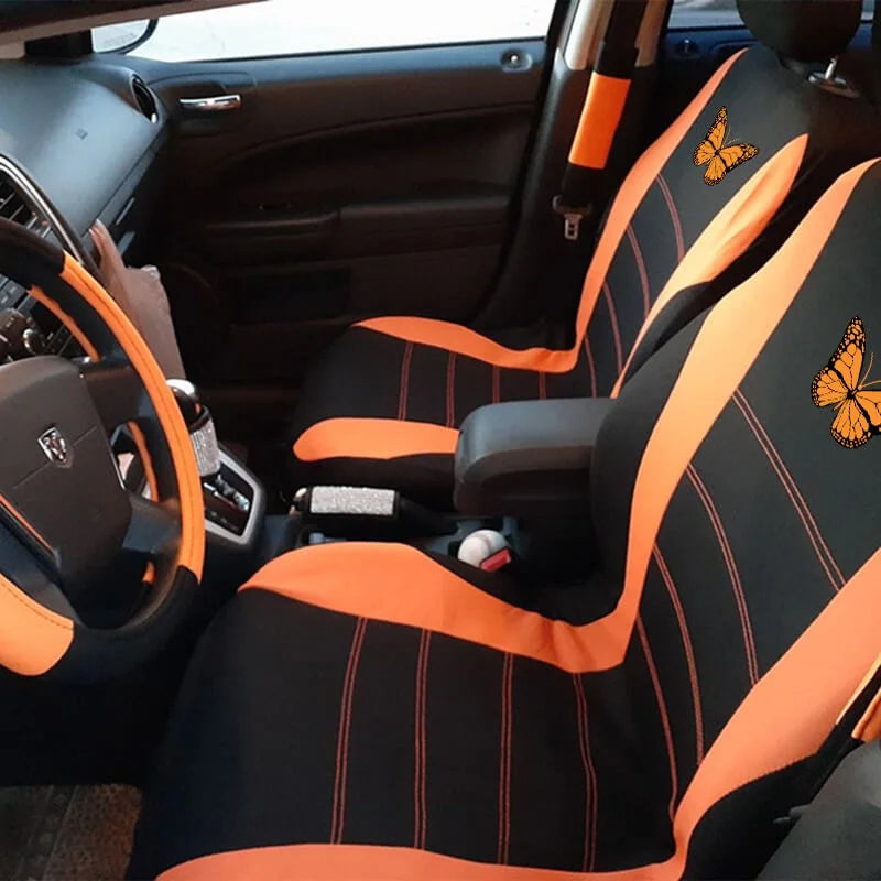 Vlinder Auto Stoelhoezen Universele Auto Seat Cover Autostoel Bescherming Covers Vrouwen Auto-interieur Accessoires (9 Kleuren)