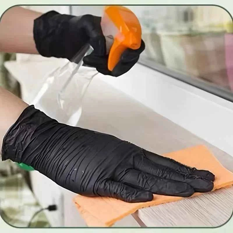 Disposable Nitrile Waterproof Gloves Dish Washing Kitchen Household Gloves Dog Wash Cleaning Glove for Food Working Latex Gloves