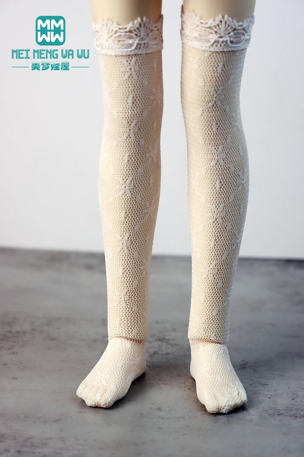 BJD Accessories for 1/3 BJD SD DD Doll Fashion Striped Socks, Reticulated Stockings, Lace Stockings