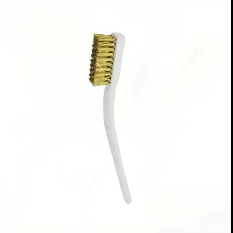 1/3/5pcs Mini copper plating Brass Wire Brush Set for Paint & Rust Removal Industrial Metal Polishing Burr Cleaning Tool