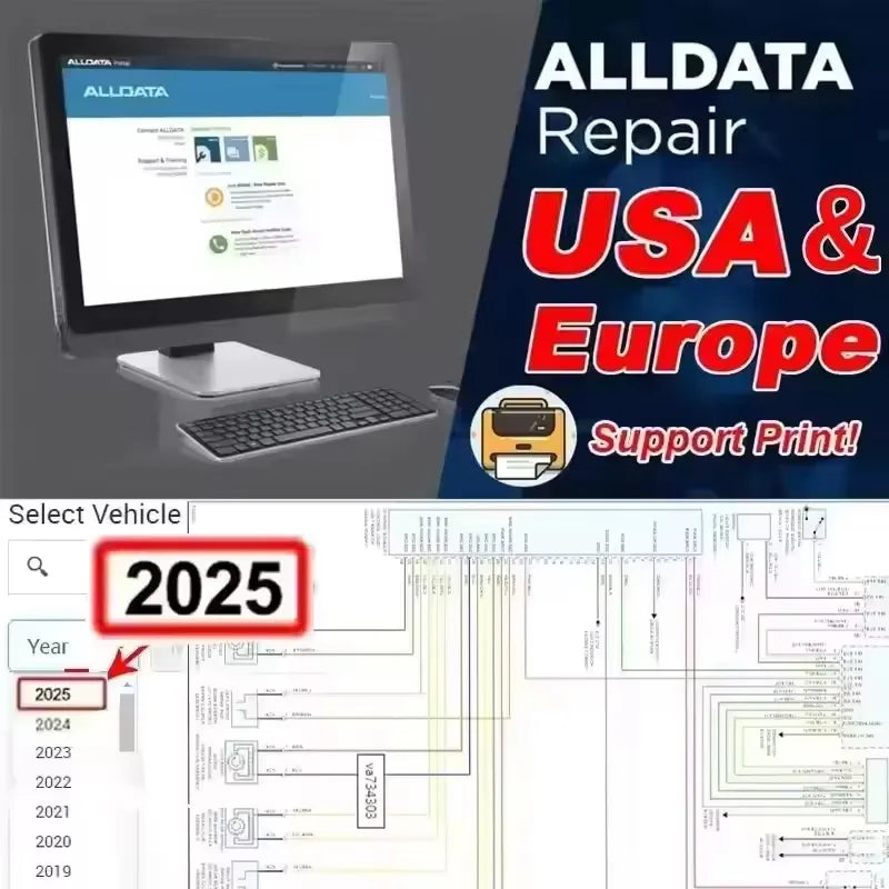 Auto Repair Software, All Data Car Software with Wiring Diagram, 10.53, Link Auto, 3.45 ATSG, Newest