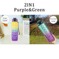 1 Liter Water Bottle Motivational Sport Water Bottle Leakproof Drinking Bottles Outdoor Travel Gym Fitness Jugs For Kitchen
