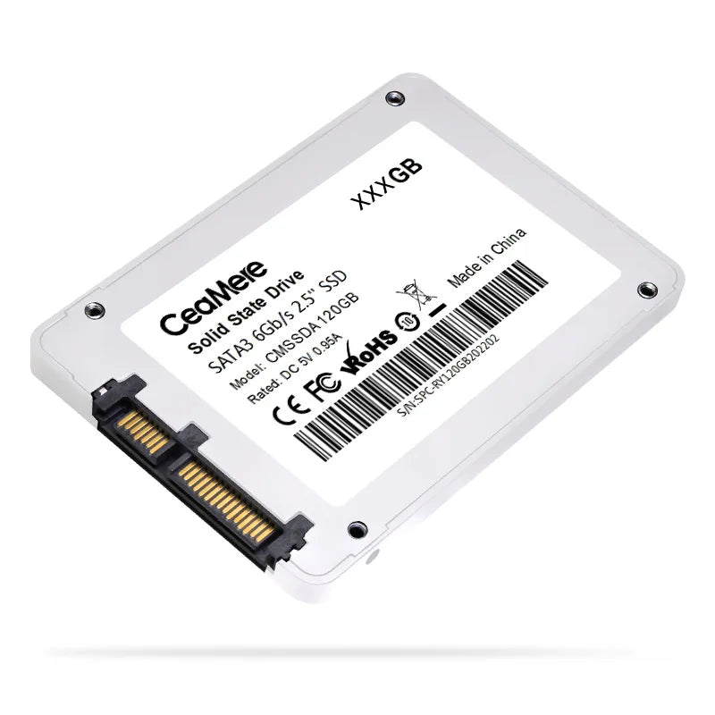 CeaMere Sata Ssd 5-20PCS 120GB 2.5 2.5 Solid State Drive 128GB 256GB 480GB Used for notebook computers and desktop computers