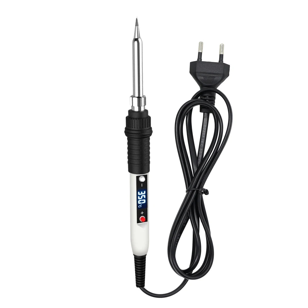 JCD Electric Soldering iron 80W 220V LCD Digital Display Adjustable temperature multimeter soldering iron kit Welding solder908S