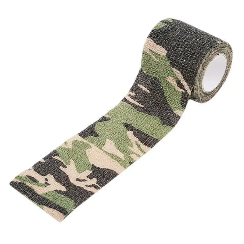 1pc Camouflage Invisible Tape Camo Form Reusable Self Cling Camo Hunting Rifle Fabric Tape Wrap Outdoor Camping Accessories