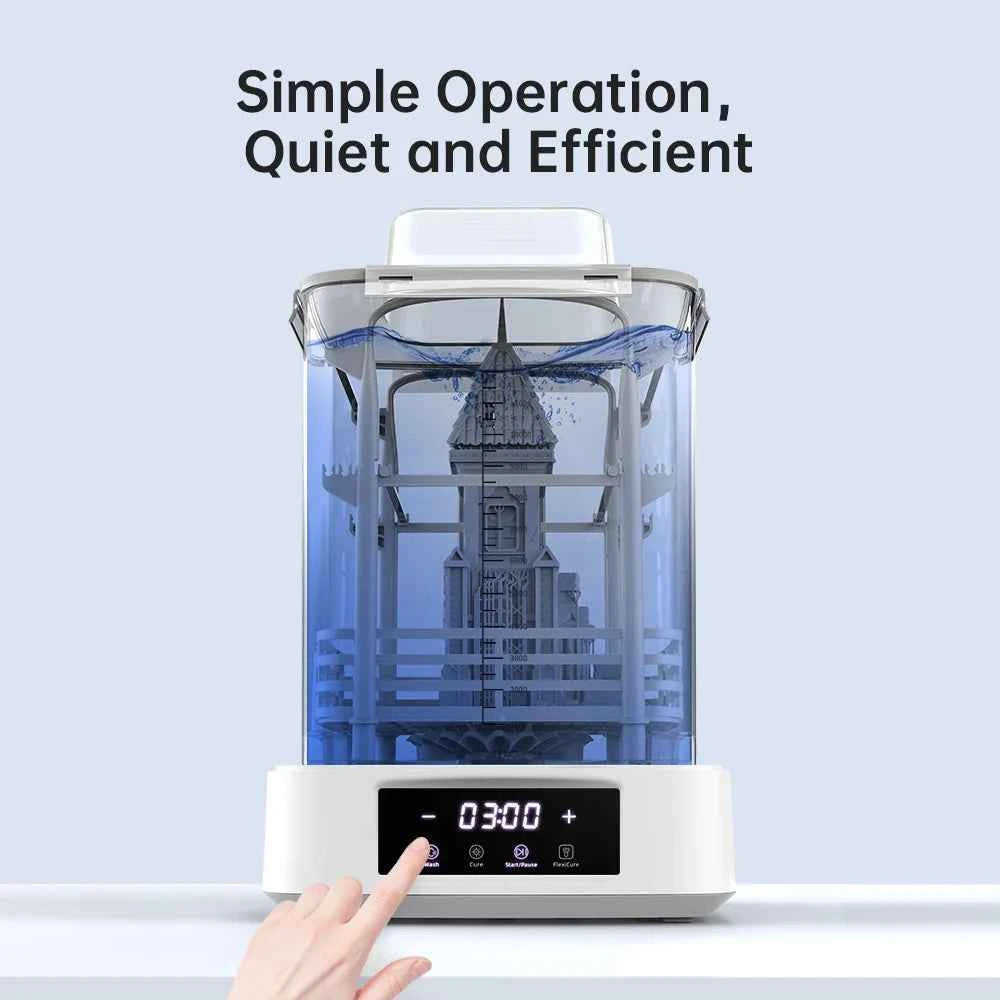ANYCUBIC Wash & Cure 3 Plus Washing Curing Machine For LCD Resin 3D Printer For M7 Pro/Photon P1 Cleaning Size 228*128*250 mm