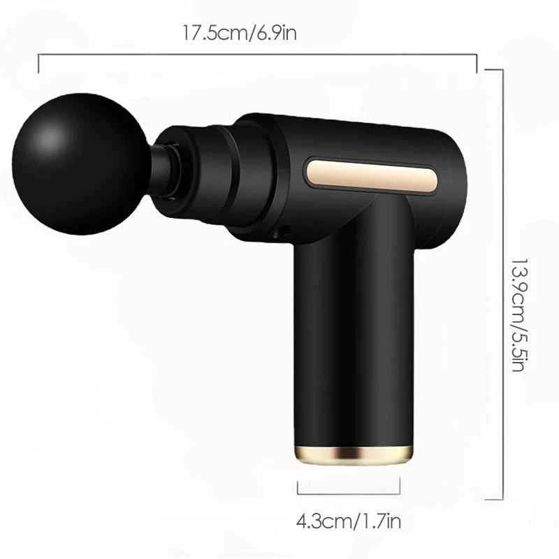 30 Level Massage Gun Fascia Deep Muscle Relax Body Neck Massager Electric Fitness Equipment Noise Reduction Male Female