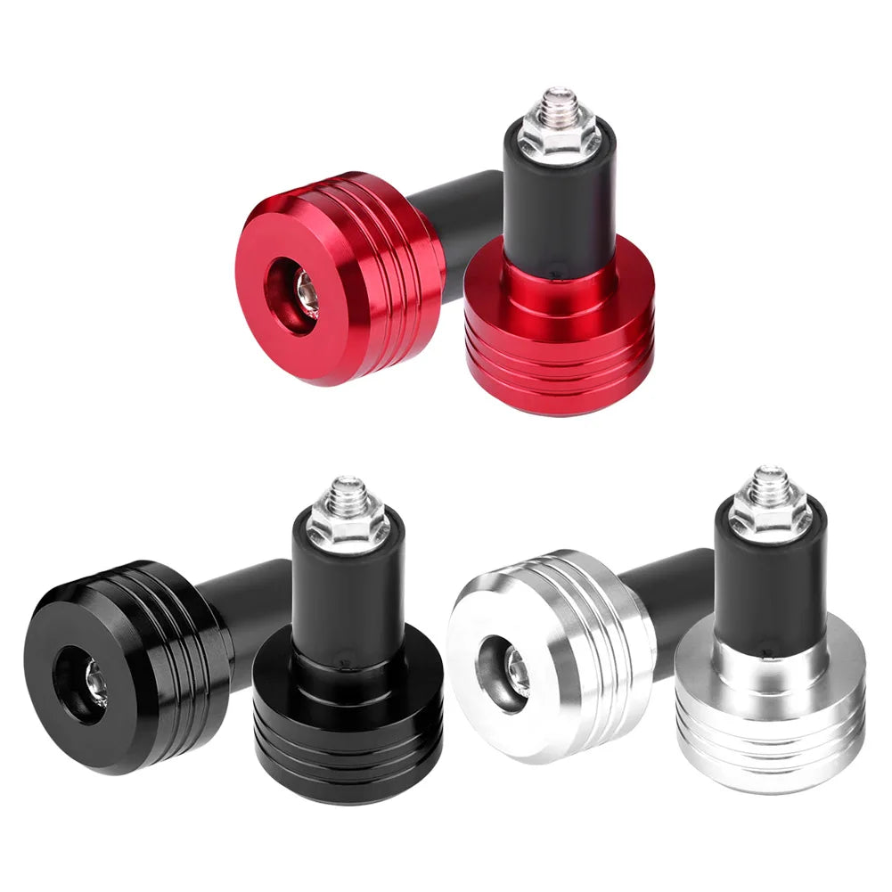 Handlebar Ends Weight Balance Plug Pair of 22mm  Aluminum Motorcycle Grip Handlebar Ends Weight Balance Plug