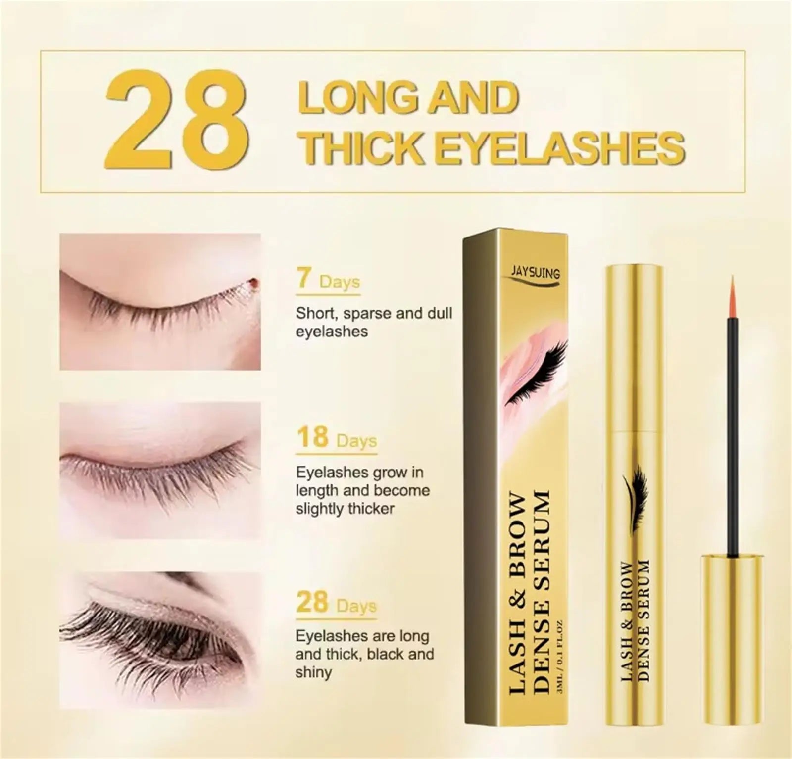 Fast Eyelash Growth Serum 7 Days Natural Eyelash Enhancer Longer Fuller Thicker Curling Lash Treatment Eye Care Products Makeup