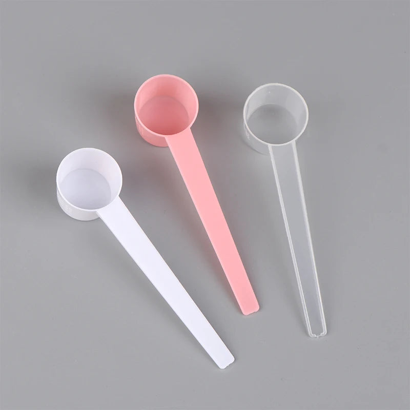 10Pcs 5g Measuring Spoons Coffee Protein Milk Powder Scoop Home Kitchen Gadgets DIY Plastic Measuring Spoon