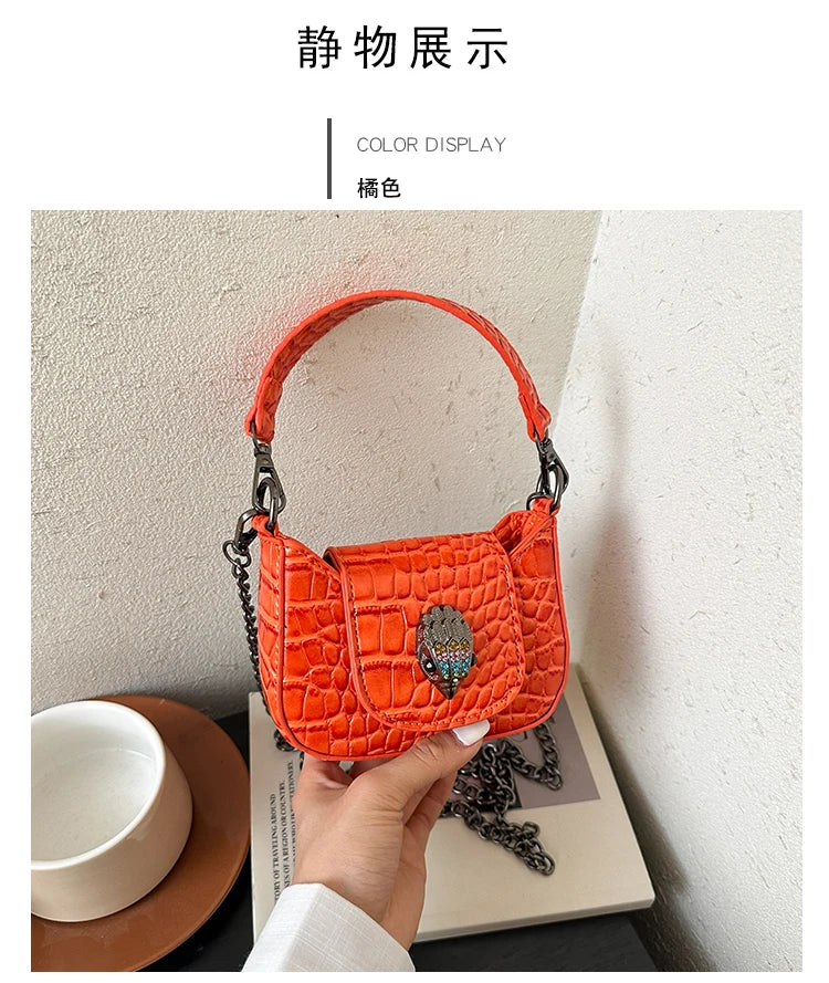 Best Superstar Show Original Diaper Bag, Retro Textured Leather, High-End Minimalist Crossbody Handbag For Party