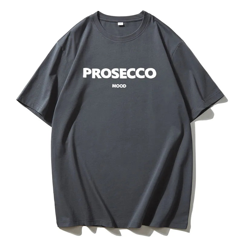 Hirsionsan 100% Cotton Letter Print T Shirt Women 2024 Summer New Basic Vintage Tee Casual Loose Chic O Neck Female Couple Tops