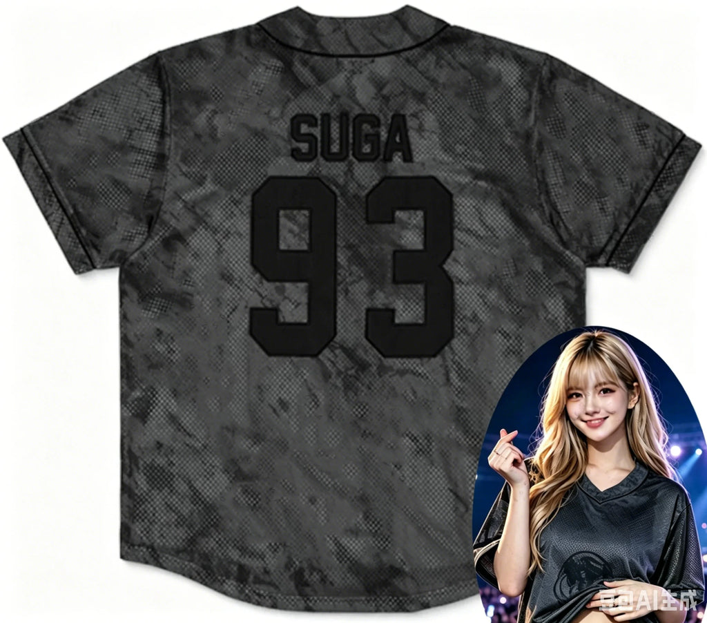 2026 Men Women KPOP #97 V-neck T-shirt Personalize Print Teen Daily Sports Jersey Suitable for Street Dance Family Matching Kids