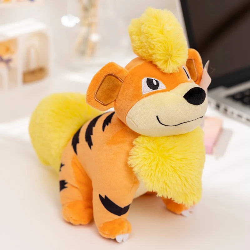 Genuine Pokemon Pikachu Stuffed Doll Cute Cartoon Anime Series Gengar  Eevee Stuffed Doll Kawaii Toys Hobbies Kids Birthday Gift