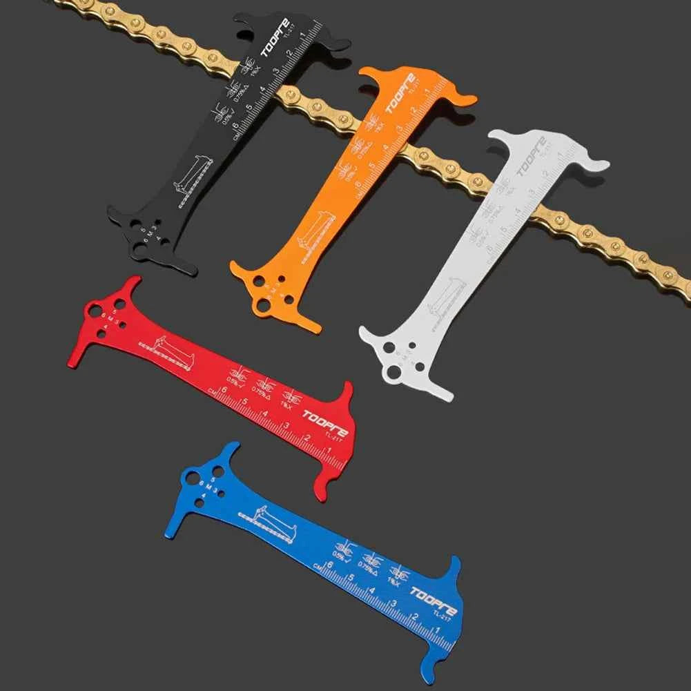 3 in 1 Bicycle Chain Checker Bike Chain Wear Indicator Tool Bicycle Chain Hook Bike Bolt Measurement Tool