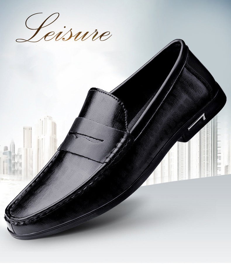 Genuine Leather Men Shoes Casual Men Loafers Breathable Office Formal Shoes Men Designer Slip on Driving Shoes Plus Size 38-46