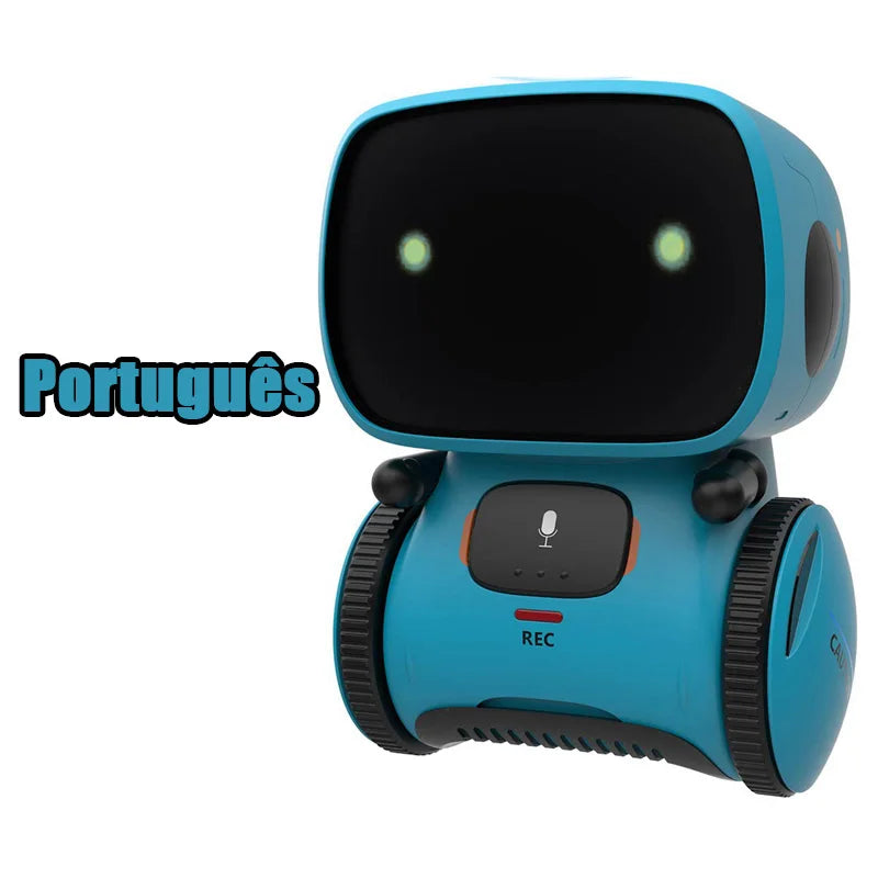 Pt-Blue Color Interactive Voice Control Smart Toy Robot For Kids