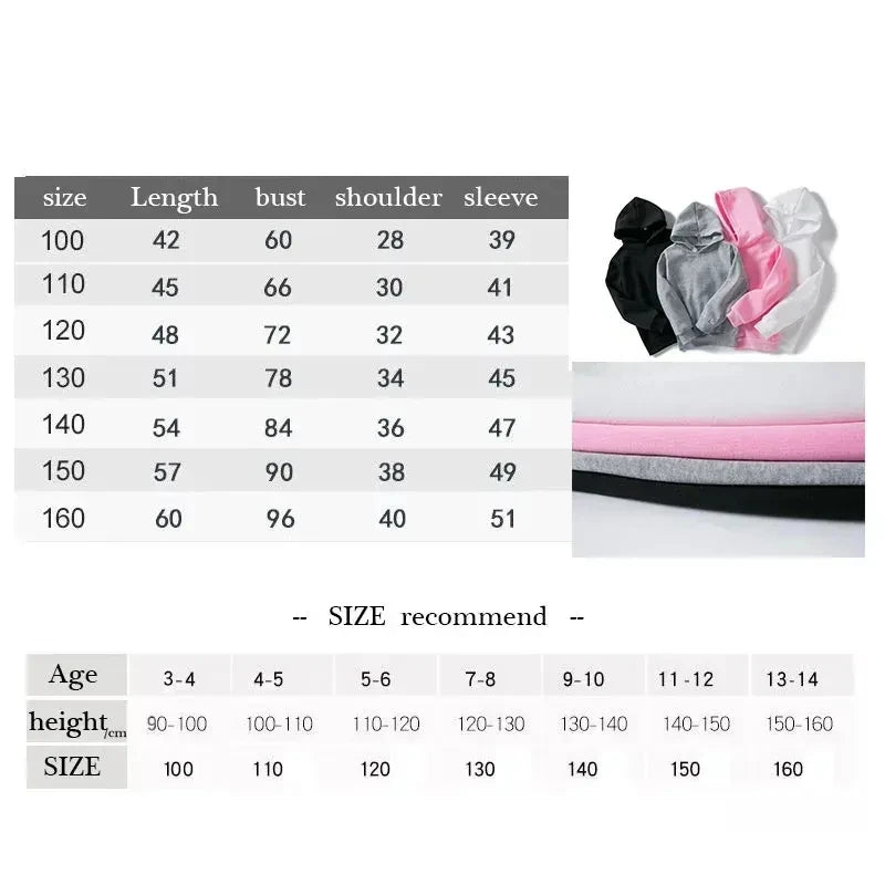 Graphic Pullover Flower Design Hooded Kids Children's Sweatshirt Cute Hoody for Boys Girls Spring Casual Hoodies