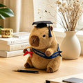 23cm Cute Graduation Capybara Plush Doll Doctor Cap Bear Animal Plush Stuffed Home Party Decor Gift For Kids Graduation Gifts