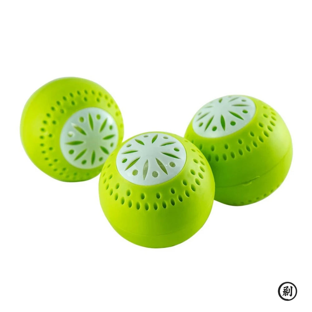 3 Pcs/set Refrigerator Deodorant, Fridge Odor Removal Balls With Active Carbon, Kitchen Tool Household Cleaning Products