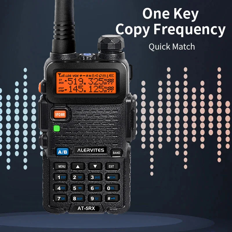 Dual-Band Portable Two-Way Radios – Long-Range 5W Set