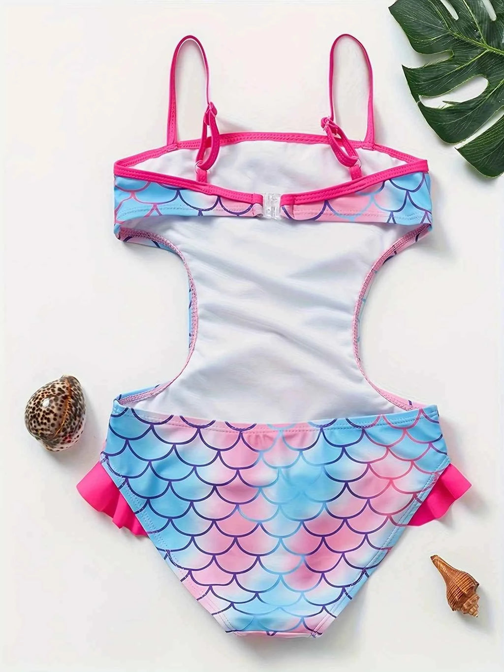 Toddler Girls One-piece Swimsuits Girl Waistless Fish Scale Mermaid Children's Ins Swimsuit