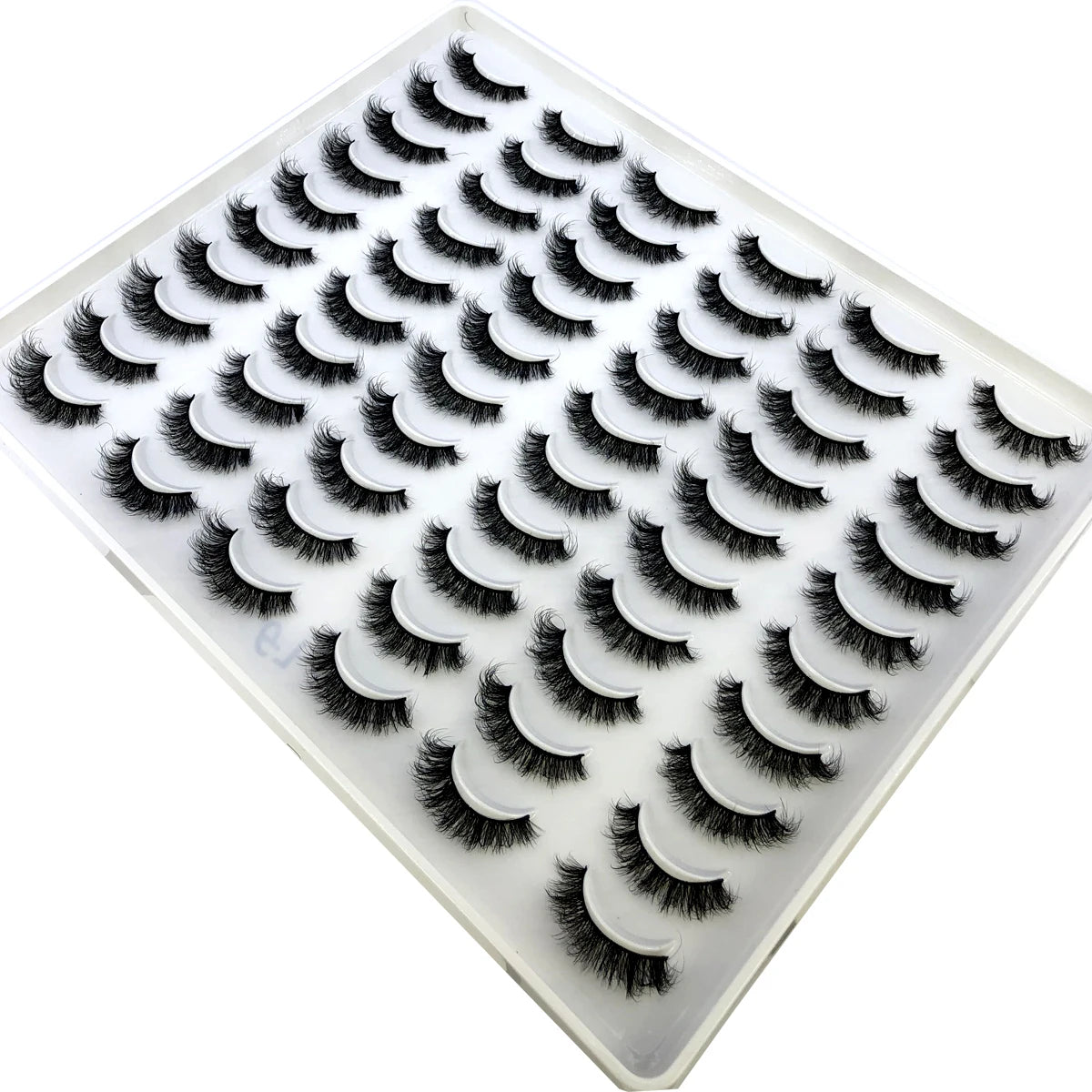 HBZGTLAD 30/40 pairs of natural long 3D artificial mink false eyelashes false eyelashes makeup set mink eyelashes extended eyela