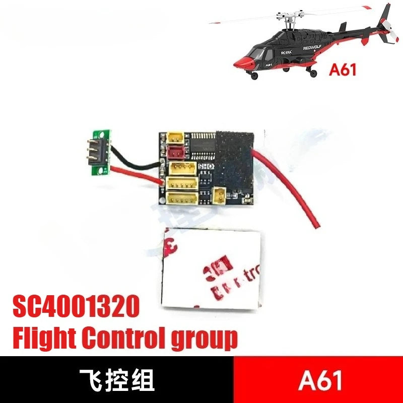 RC ERA A61 RC Helicopter Simulation Original Spare Parts Complete Set Chassis Main Frame Remote Control Blade Receiver Motor