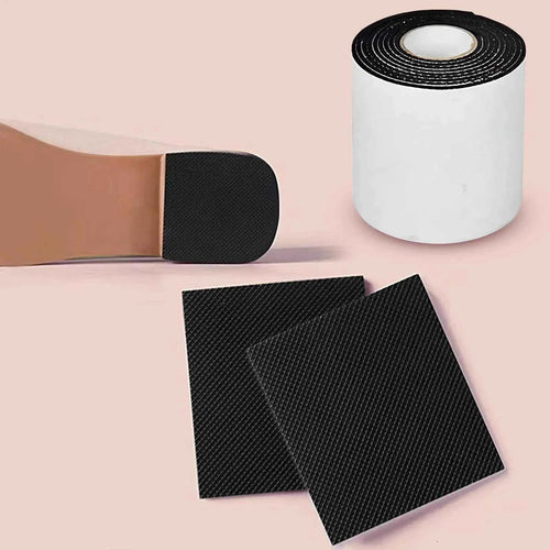 Anti Slip Shoe Grips Self-Adhesive Noise Reduction Tape Shoe Bottom Protector for Offices School Hospital High Heels Boots