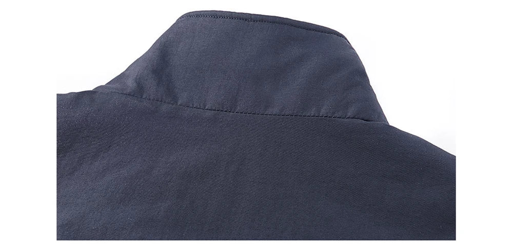 Winter Men's Multi-pocket Vests Casual Outdoor Fleece Fishing Vest for Men Warm Photographic Tooling Sleeveless Jackets Clothing