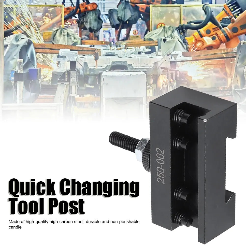 250‑001 Quick Changing Tool Post Quick Changing Tool Post CNC Turning HighCarbon Steel  Lathe Tool Holder Tool Holder