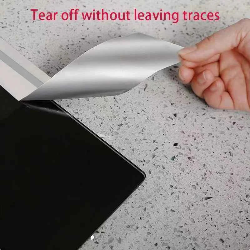 High Temperature Resistance Aluminum Foil Tape Kitchen Pipe Repair Tape Adhesive Sealing Foil Heat Insulation Leak Proof  2030