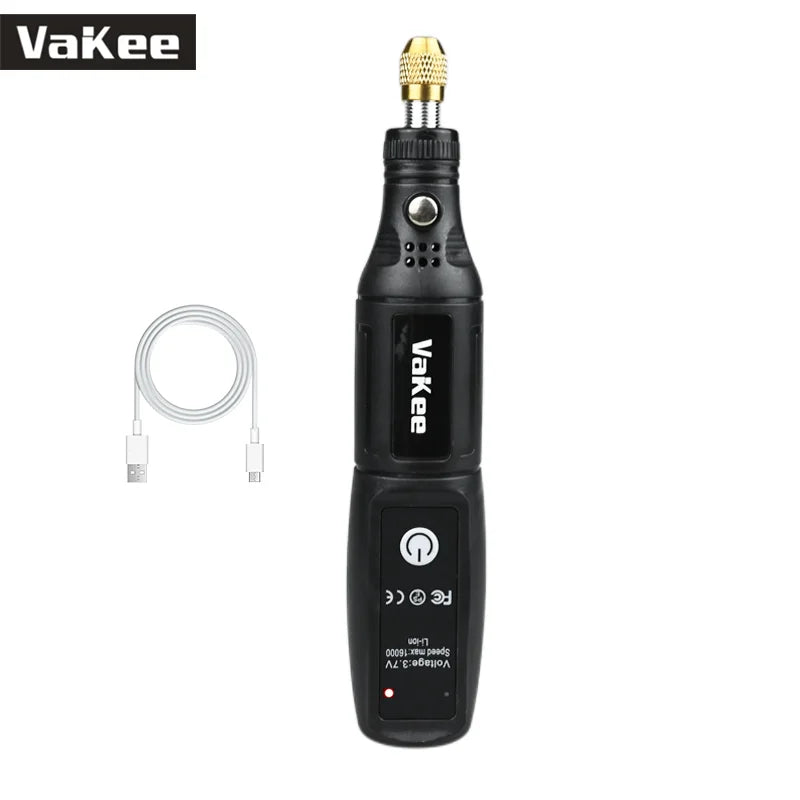 Mini Electric Drill USB Rechargeable Cordless Engraving Pen Dremel Tools Rotary Tool Cordless Hand Drill Mini Polisher for Hand