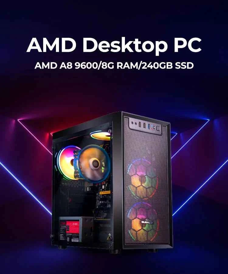Desktop computer desktop computer quad core gaming laptops 6GB graphics computer desktop computer gamer PC