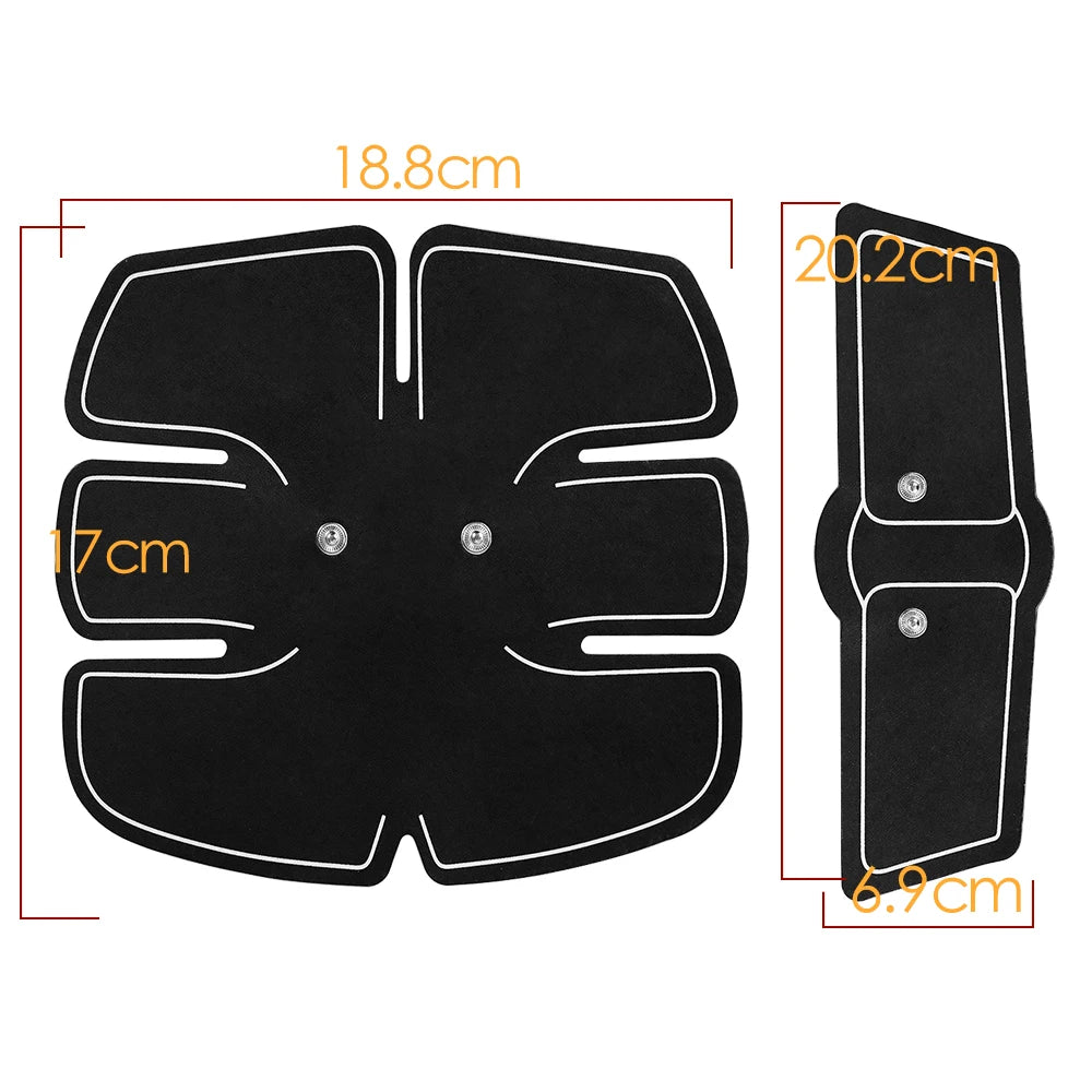 Electric Muscle Stimulator EMS Abdomen Buttocks Arm Trainer Weight Loss Exerciser Sticker Wireless Body Slimming Massager