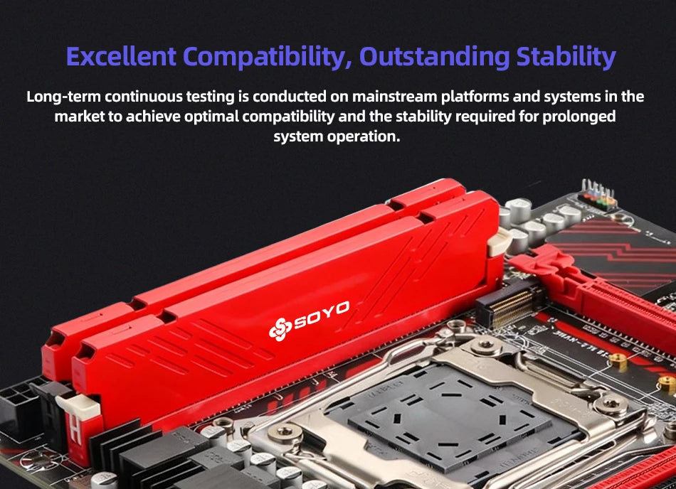 SOYO Memoria Ram DDR3 8GB Desktop 1600 Mhz DIMM Memory Module Ram For Intel & AMD 64Bit 240Pin 1.5V PC3-12800 PC Gameing